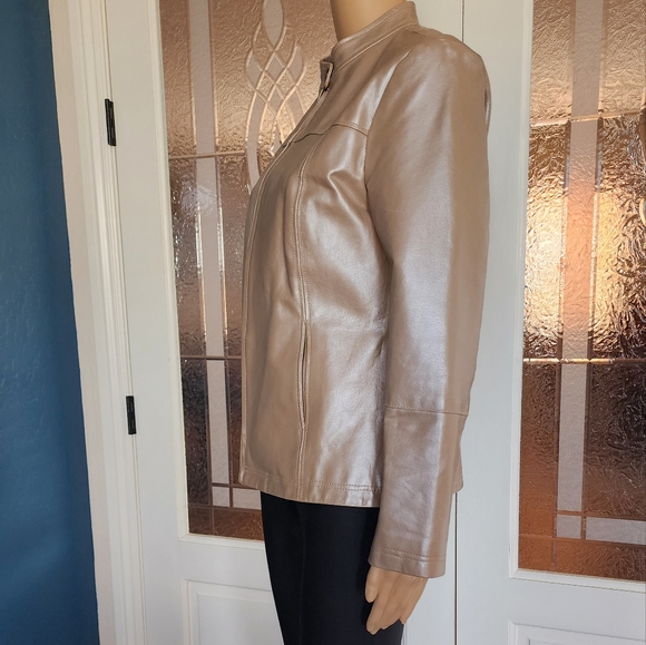 LEATHER CHADWICKS OF BOSTON JACKET - Picture 2 of 13